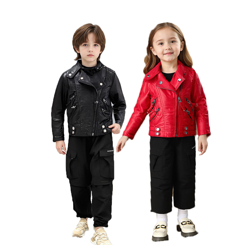Streetwear Brand Logo Design - Boys Girls Christmas Rock Motorcycle Pu