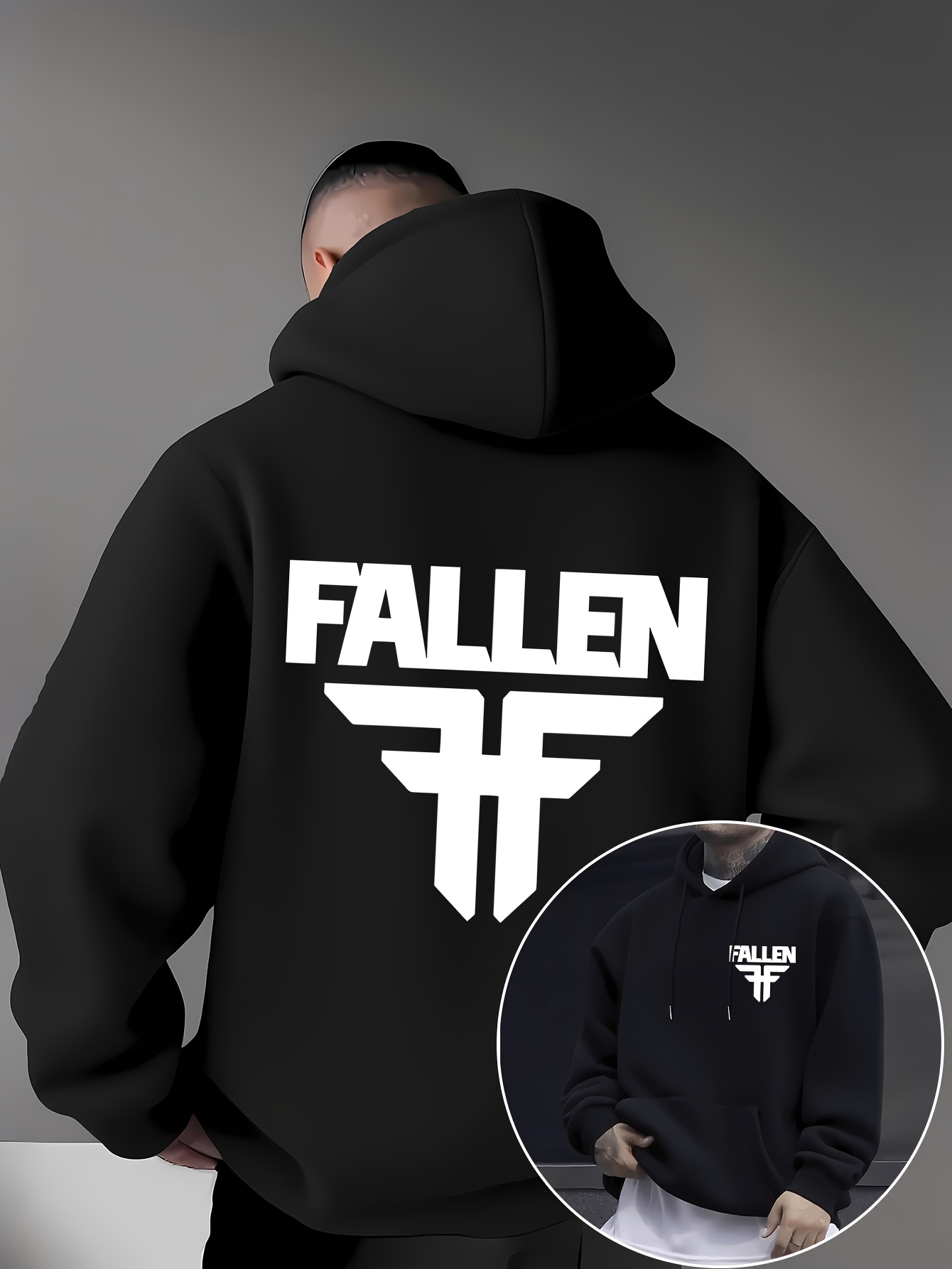 Skate Style FALLEN Hoodie for  - Streetwear Brand Logo Design ulasan dan harga