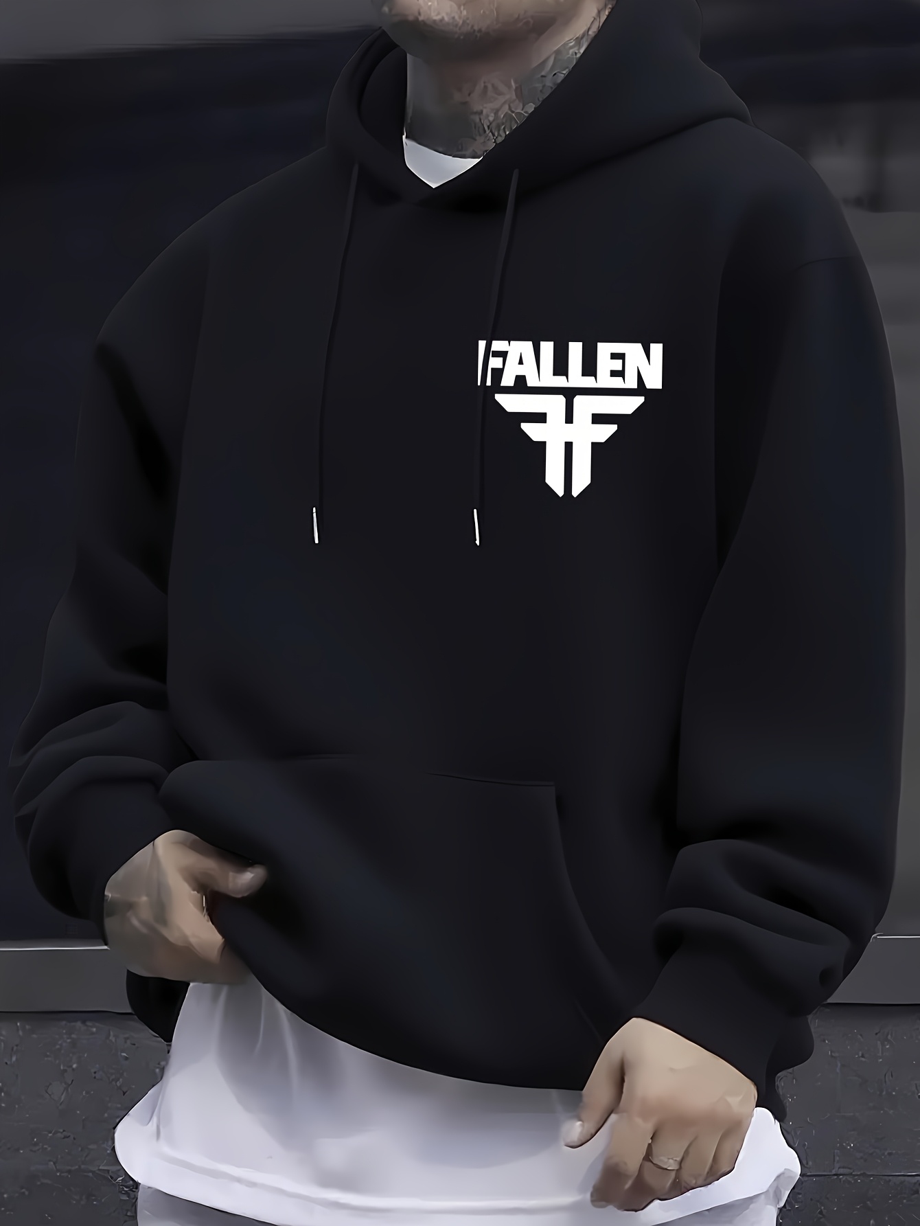 Skate Style FALLEN Hoodie for  - Streetwear Brand Logo Design ulasan dan harga