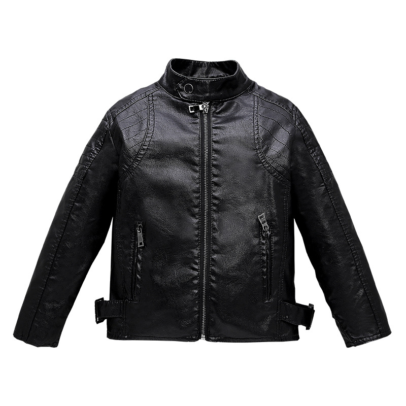 Boys Motorcycle Pu Leather Wat - Streetwear Brand Logo Design ulasan dan harga