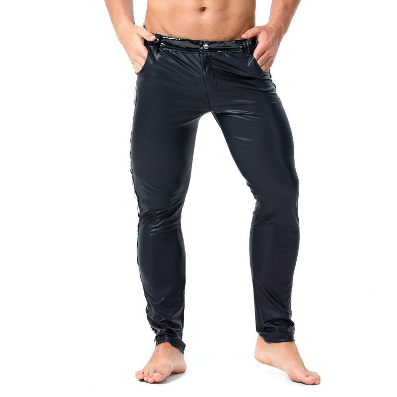 S-XXL Brand Men Leather Rivet  - Streetwear Brand For Men ulasan dan harga