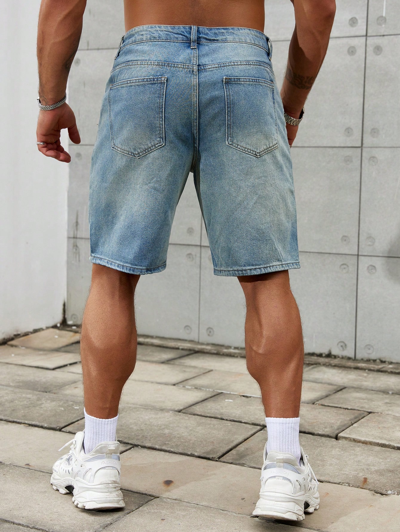 New Fashion Mens Ripped Short  - Streetwear Brand For Men ulasan dan harga