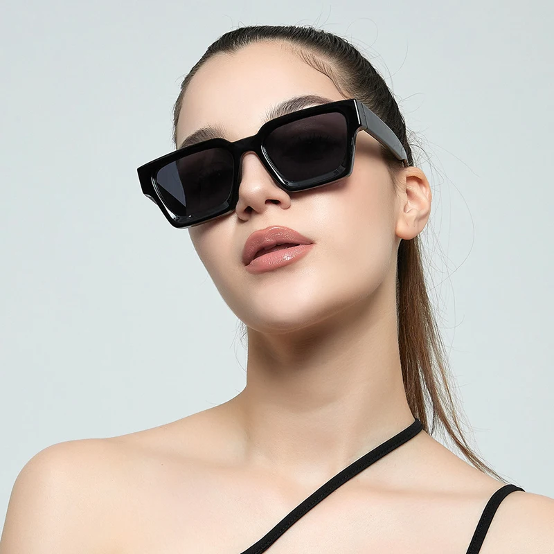 Colorful Square Sunglasses Wom - Streetwear Brand Designer ulasan dan harga