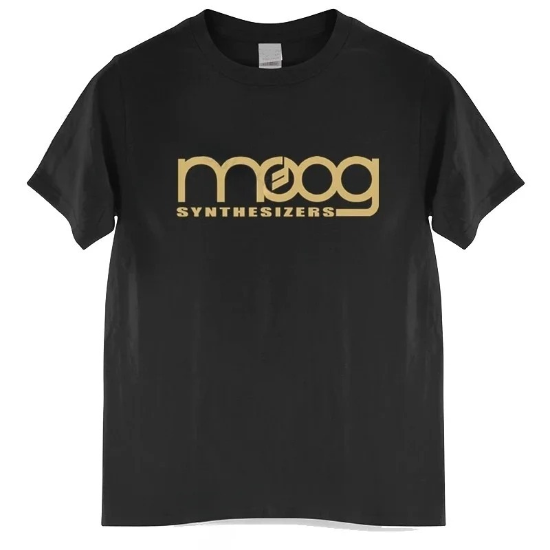 Moog Synthesizer Black Print T - Streetwear Brand Marketing ulasan dan harga