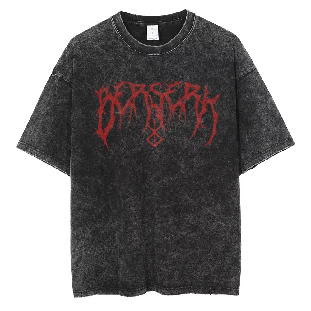 Vintage Washed Berserk Death M - Streetwear Brands Logo ulasan dan harga
