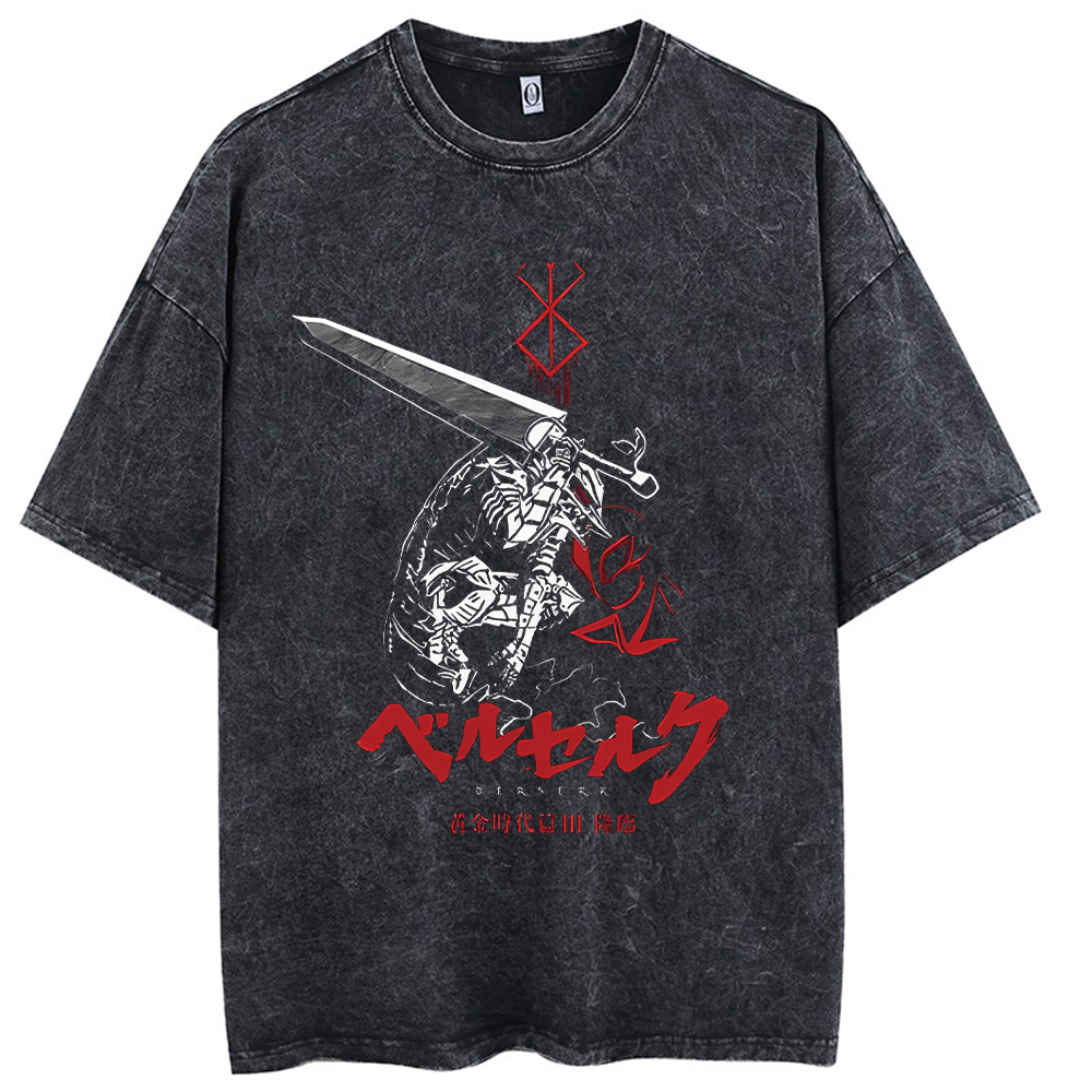 Vintage Washed Berserk Death M - Streetwear Brands Logo ulasan dan harga