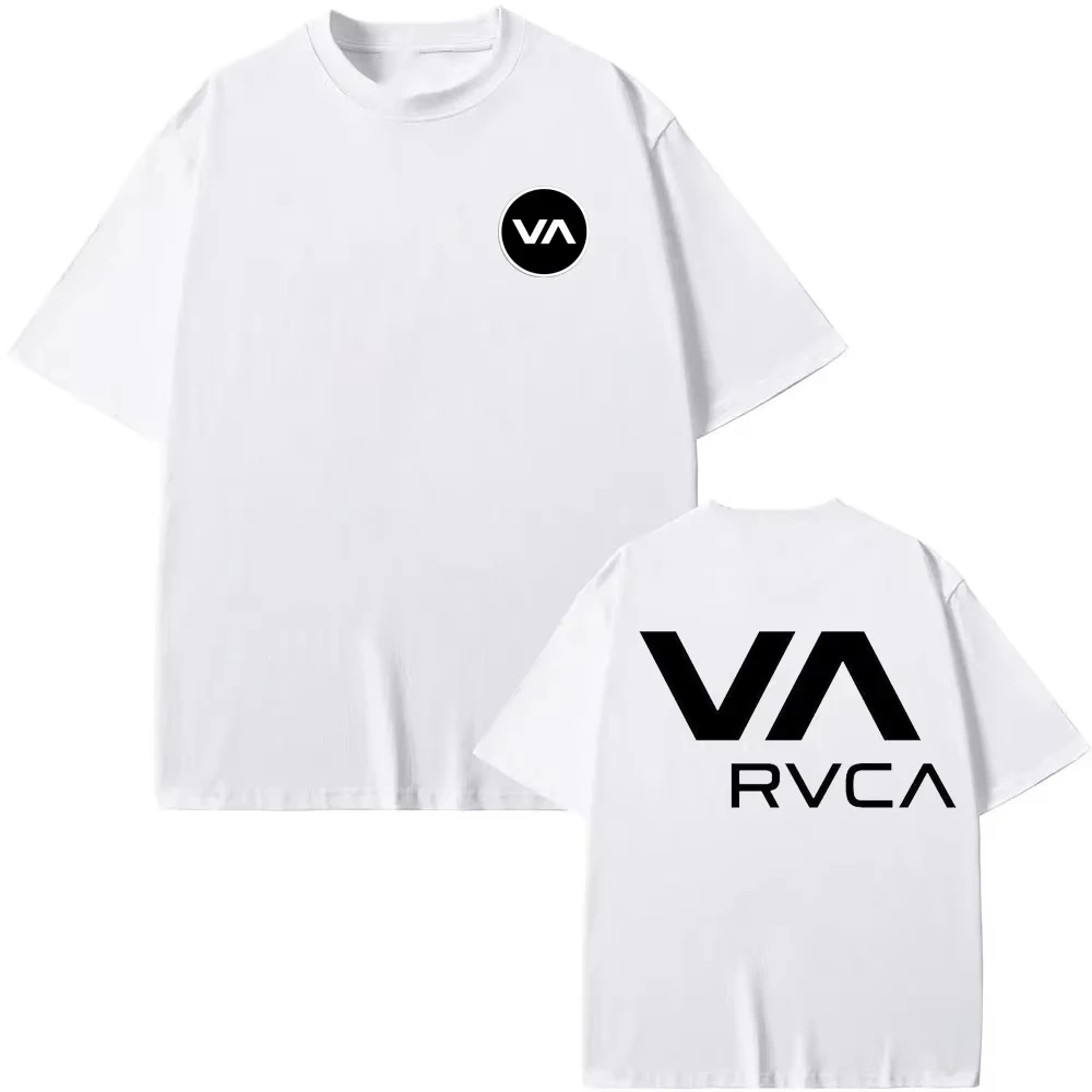 RVCA T Shirt Black Tee Summer  - Streetwear Brand Designer ulasan dan harga